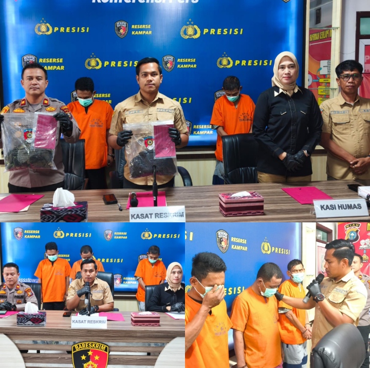 Polres Kampar Ungkap Pembunuhan Ketua SPTI